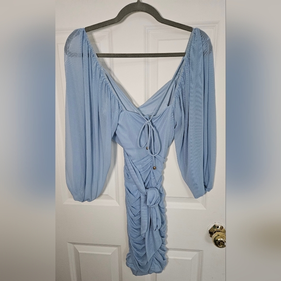 Favorite Line Dress Blue - Picture 3 of 3